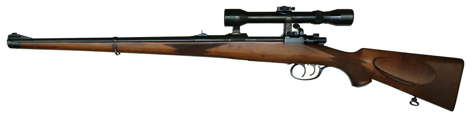 BRNO MANNLICHER CARBINE WITH SCOPE IN 8x57S CALIBER. (1 of 2)