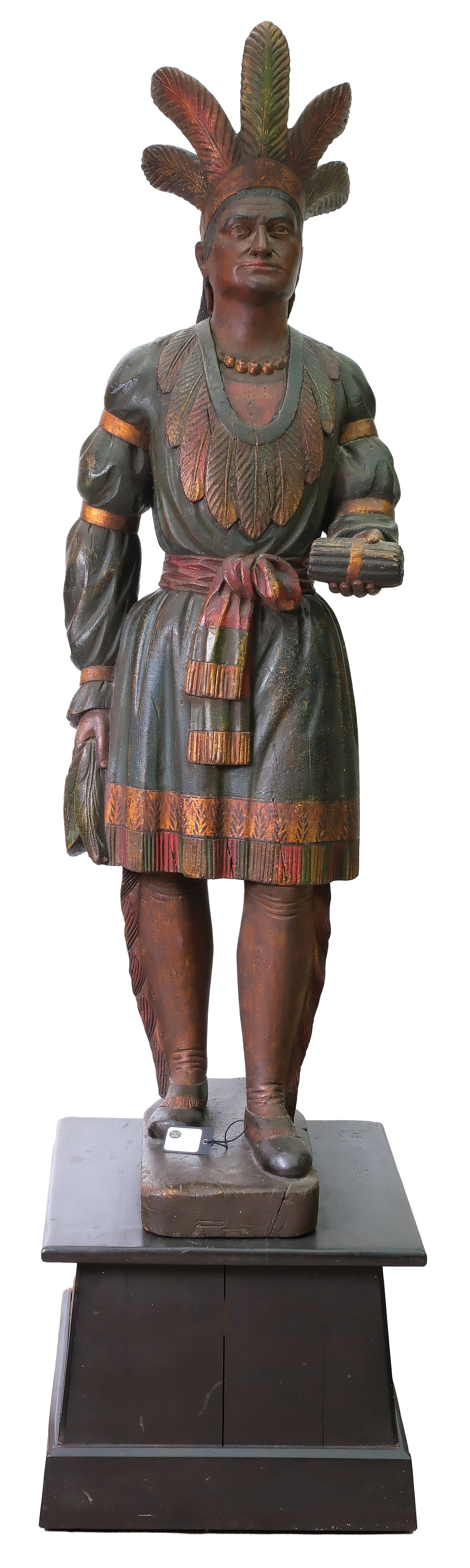 Wooden cigar store Indian chief. (1 of 8)