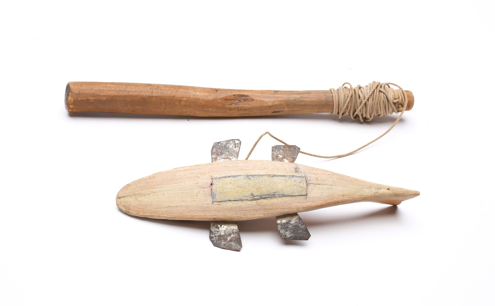 Native American fish decoy. - 3