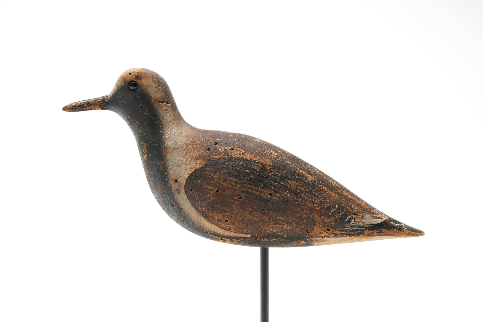 John Dilley, Quogue, Long Island, New York.: Black bellied plover. Smooth body style. Measures 10.25" long. Provenance: Deborah and Martin Maloy collection.