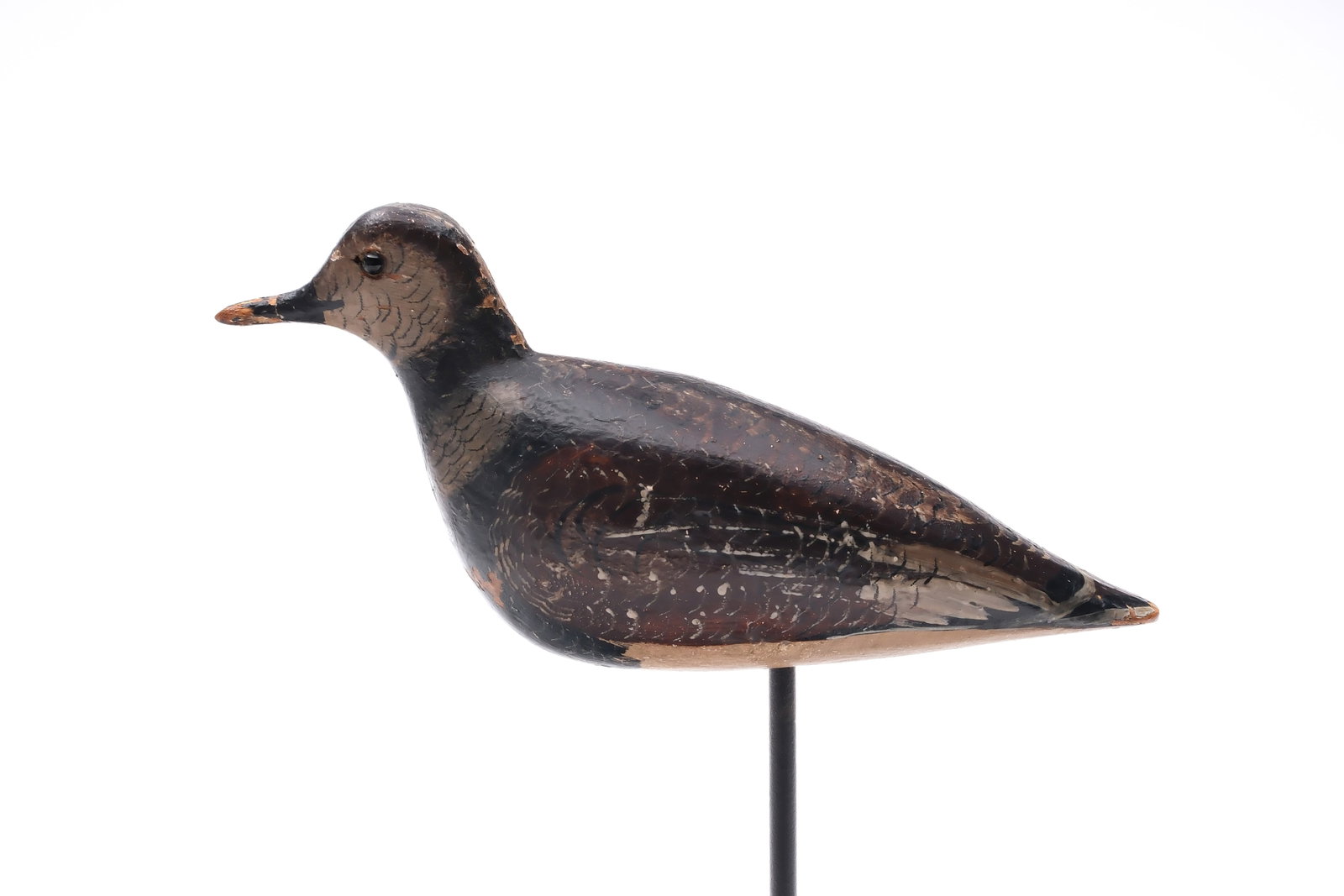 John Dilley, Quogue, Long Island, New York.: Rare ruddy turnstone. Smooth body style. Measure 9" long. Provenance: Deborah and Martin Maloy collection.
