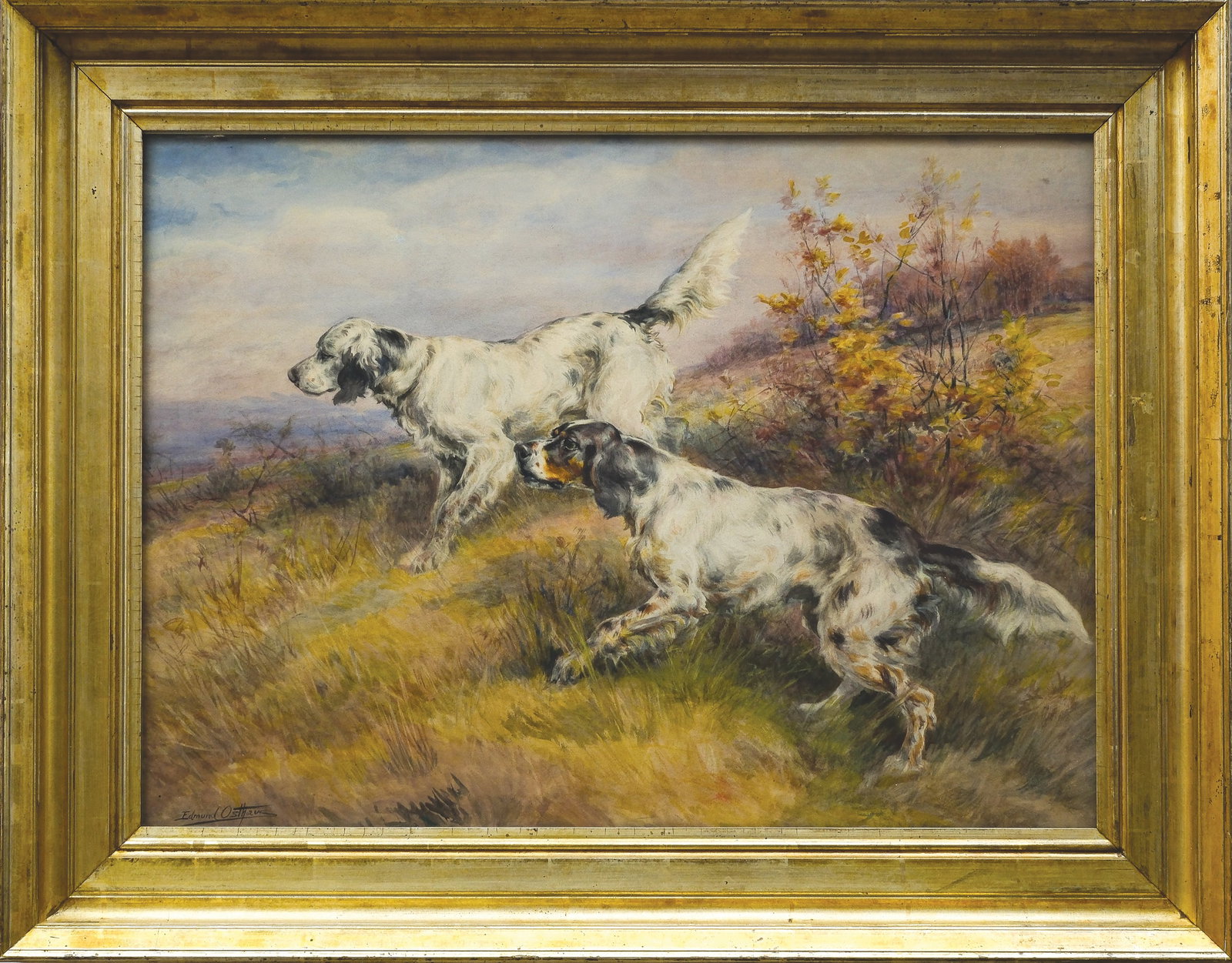 Edmund Osthaus (1858-1928), watercolor on paper. (1 of 1)