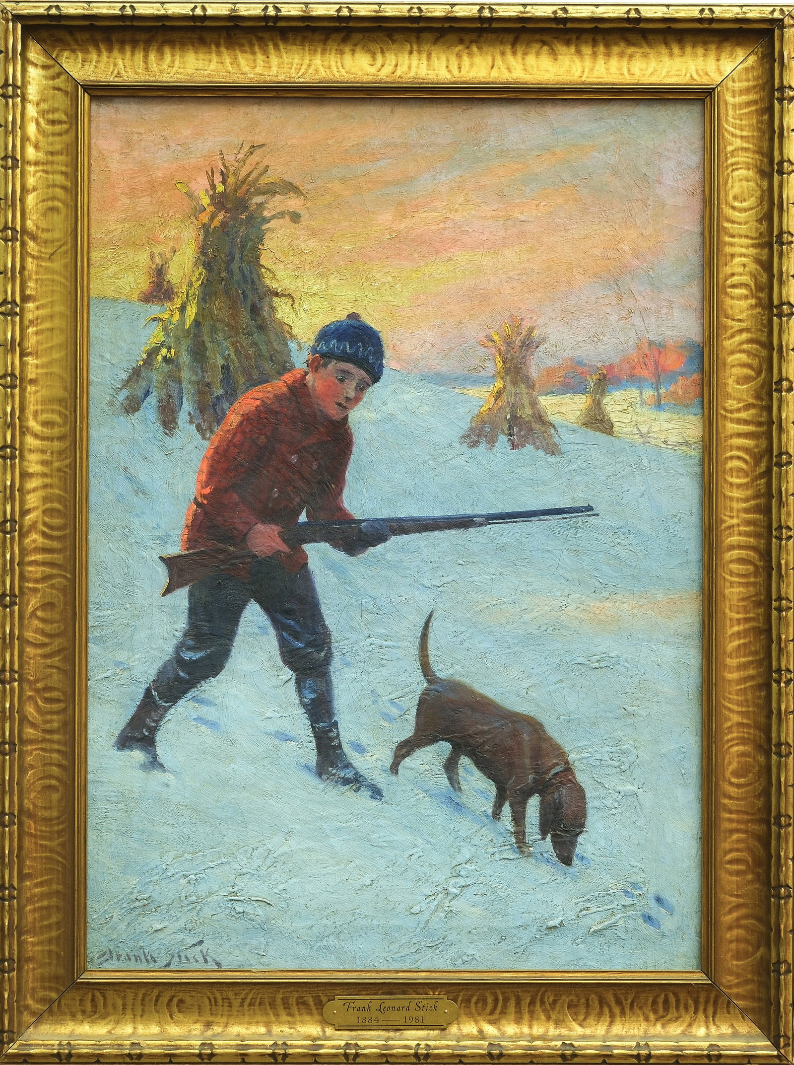 Frank Stick (1884-1966), oil on canvas. (1 of 1)