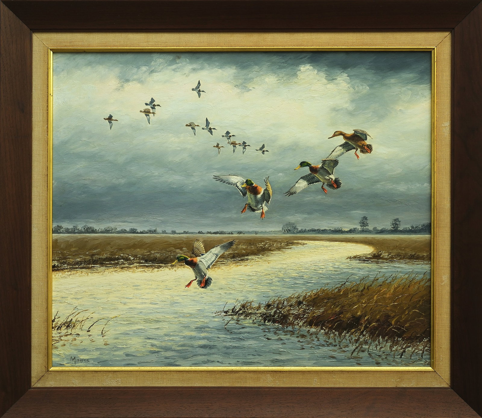David Maass (b.1929), oil on board. (1 of 1)