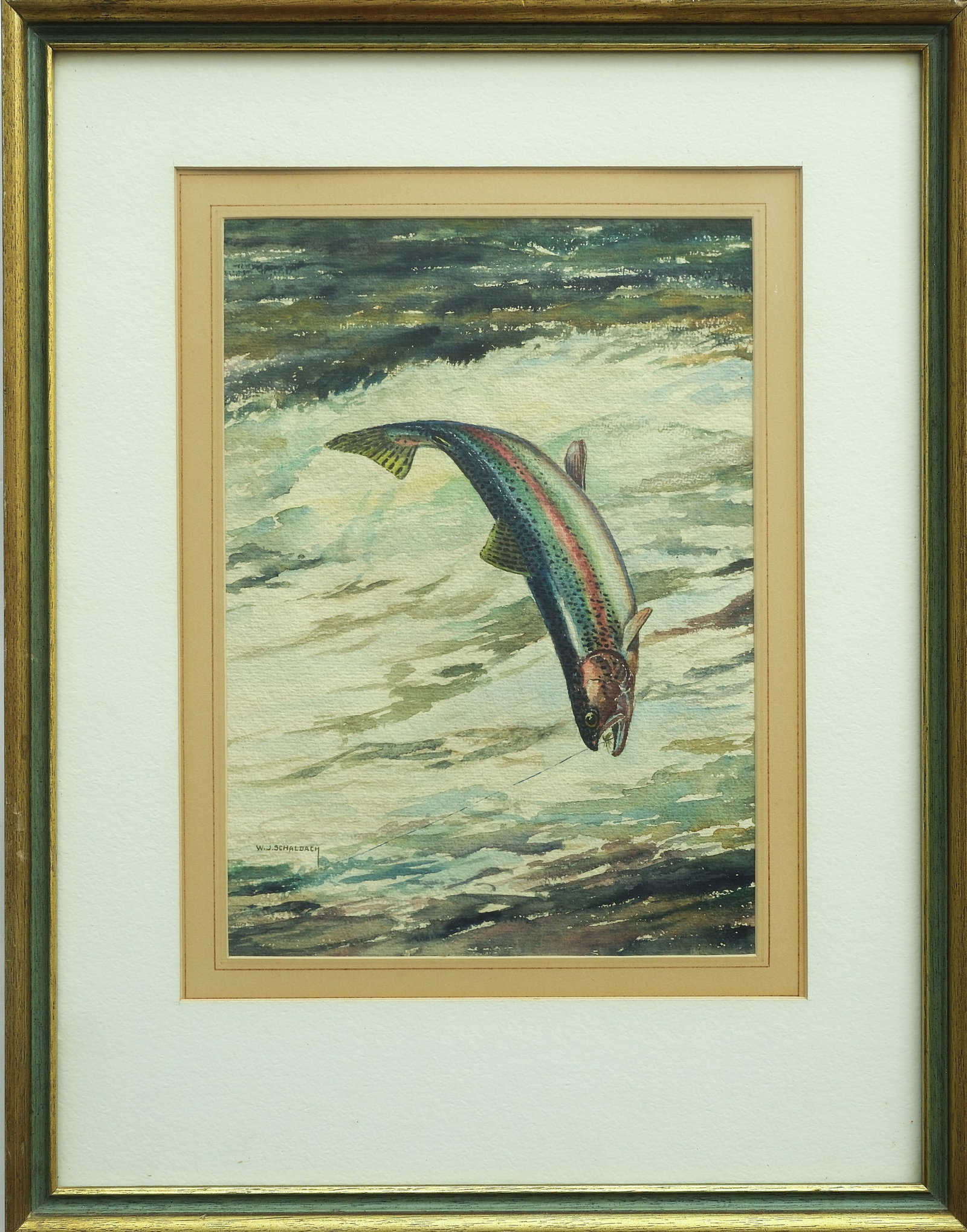 William Schaldach (1896-1982), watercolor on paper. (1 of 1)