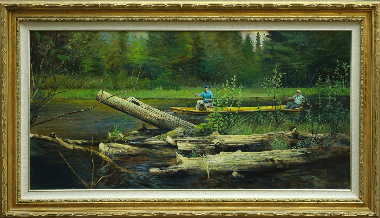 Jim Foote (1925-2004), oil on canvas. (1 of 1)