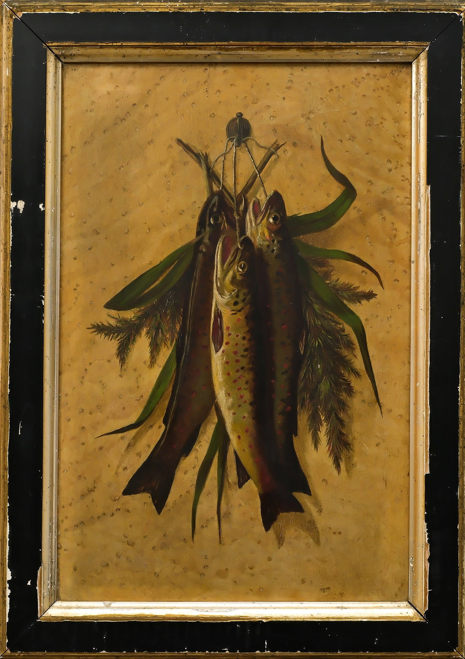Unknown artist, circa 1900, oil on board. (1 of 1)