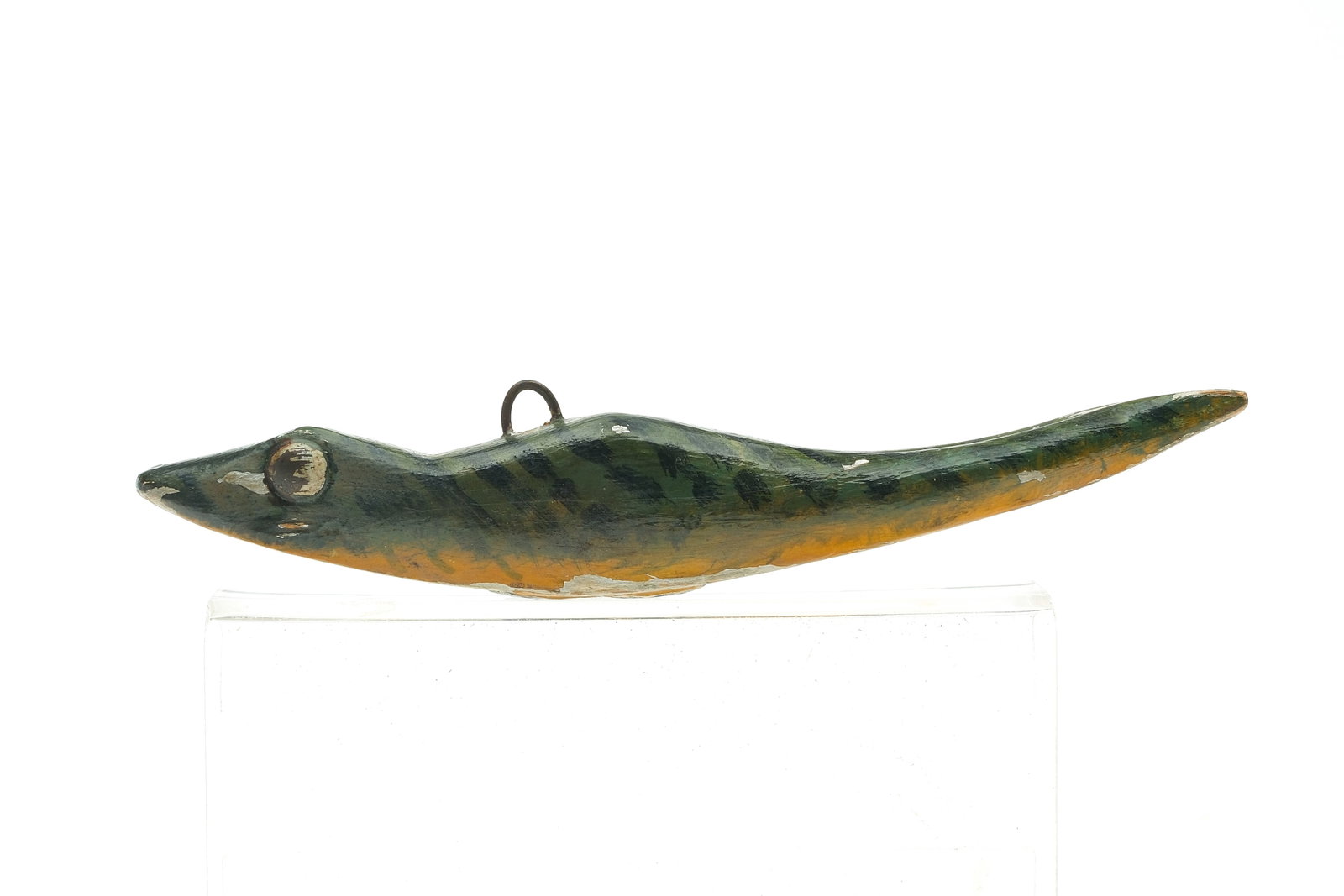 Frog spearing decoy. - 2