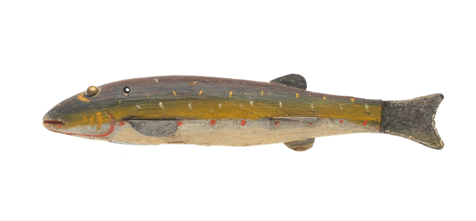 Fish decoy, Lake Chautauqua, New York, last quarter 19th century. (1 of 2)