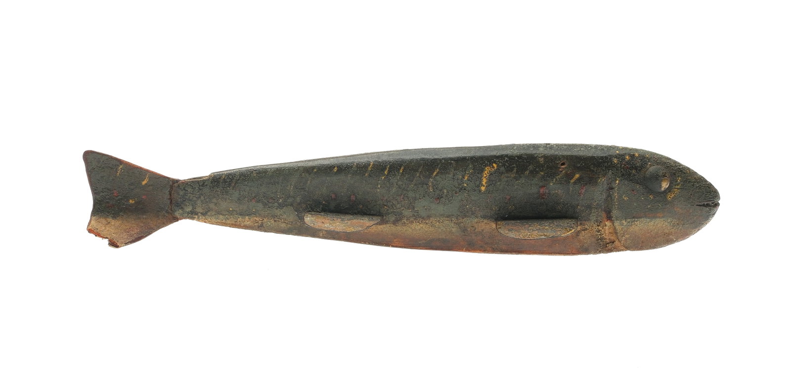 Fish decoy, Lake Chautauqua, New York, 2nd half 19th century. (1 of 3)