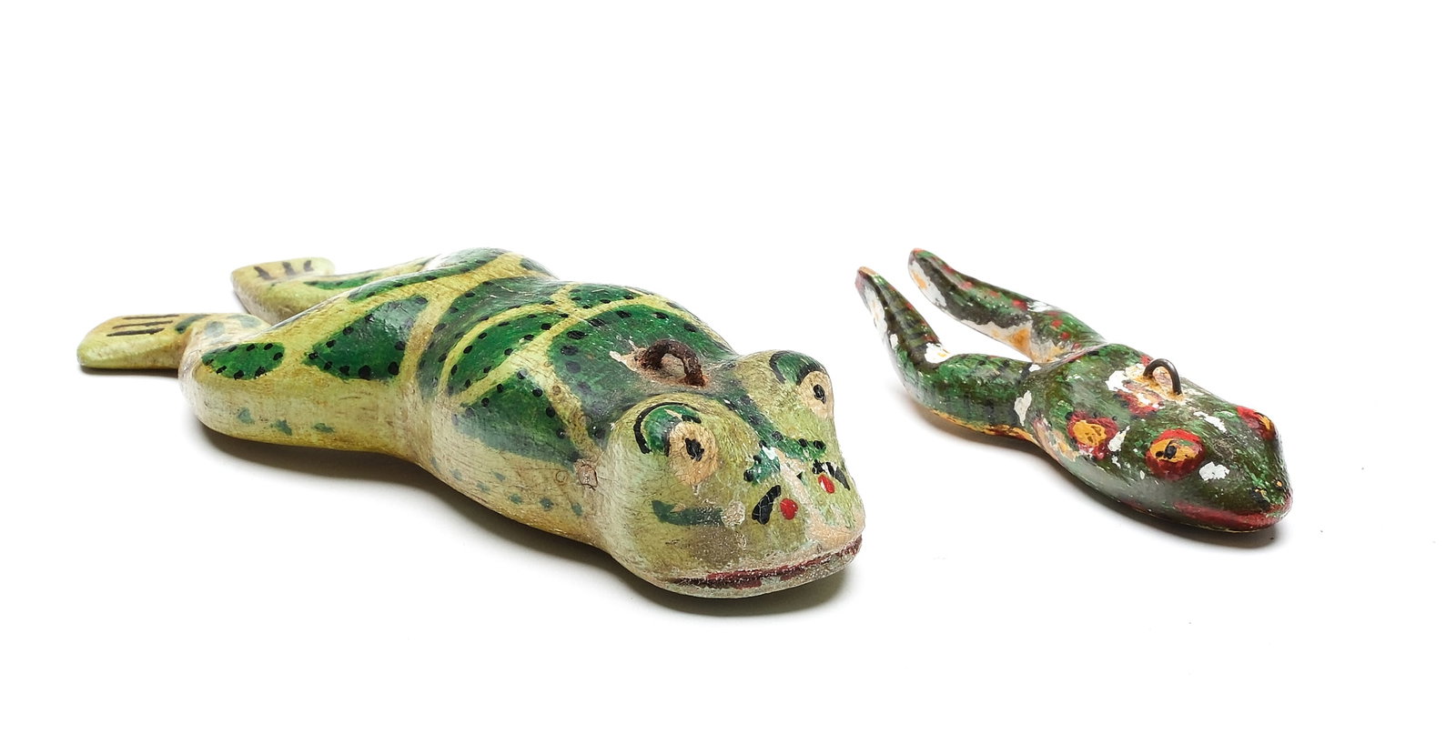 Two frog spearing decoys. (1 of 5)