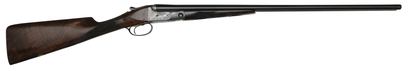 EXCELLENT FIELD USED PARKER REPRODUCTIONS DHE GRADE 28 BORE SHOTGUN WITH CASE. (1 of 7)