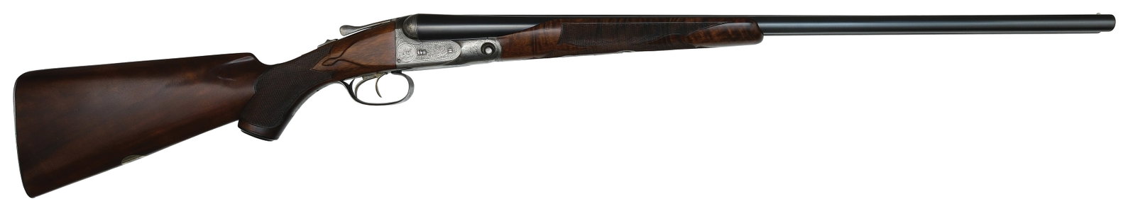 SCARCE PARKER CHE GRADE 16 BORE SHOTGUN.: SN. 119759. Cal. 16ga. Built on a No.1 frame and sent back to Remington in June of 1950. This gun now wears 28" Vulcan steel brls that have matted concave top rib with twin white beads. Brl flats