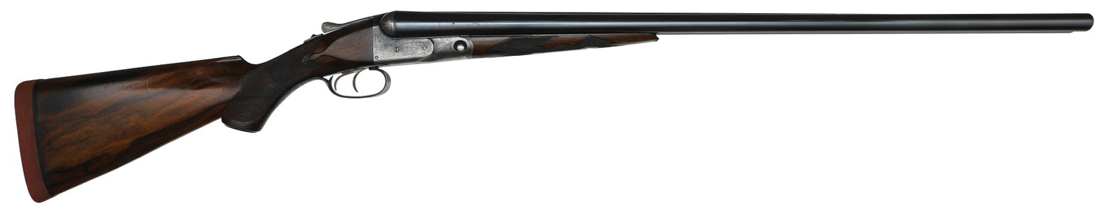 HISTORICALLY IMPORTANT PARKER CHE GRADE 12 BORE SHOTGUN - THE PROPERTY OF MAX FLEISCHMANN.: SN. 90273. Cal. 12ga. Built on a No. 2 frame with 30" Titanic steel brls that have matted concave top rib with white mid and brass front beads. Breech ends of brls with small ring of engravi