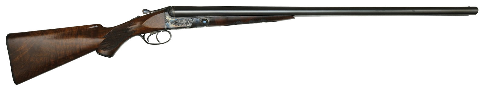 SCREAMING MINT ORIGINAL CONDITION PARKER GHE 12 GAUGE.: SN. 237460. Cal. 12ga. Built on 1-1/2 frame with 28" Parker Special steel brls that have matted concave top rib with small steel front bead. Brl flats with unstruck weight of 3lbs. 3oz. Splinter foren