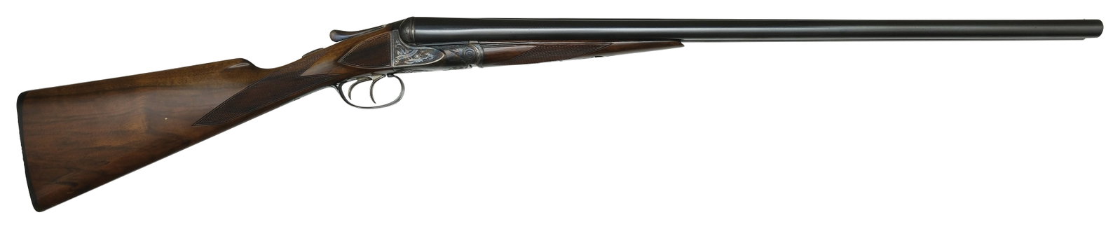 BEAUTIFUL A.H. FOX AE GRADE 12 BORE SHOTGUN. (1 of 5)