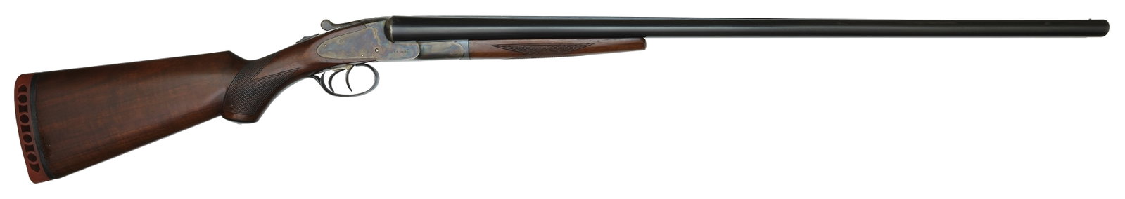FINE HIGH ORIGINAL CONDITION L.C. SMITH FIELD GRADE 12 BORE SHOTGUN.: SN. R192780. Cal. 12ga. Built on a regular weight frame with 32" Armor steel brls that have usual maker's stamps and matted concave top rib with brass front bead. Friction type splinter forend ch