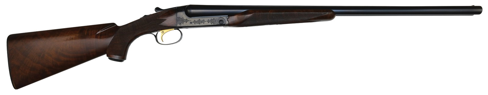 EXCEPTIONAL HIGH ORIGINAL CONDITION WINCHESTER MODEL 21-1 12 BORE WITH ORIGINAL BOX. (1 of 8)