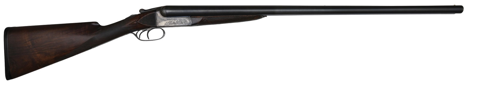 BEAUTIFUL REMINGTON MODEL 1894 DEO 12 BORE SHOTGUN WITH CASE. (1 of 7)