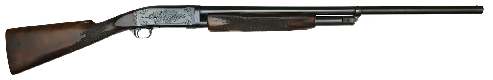 BEAUTIFUL HIGH ORIGINAL CONDITION REMINGTON 10-D 12 BORE SHOTGUN. (1 of 8)