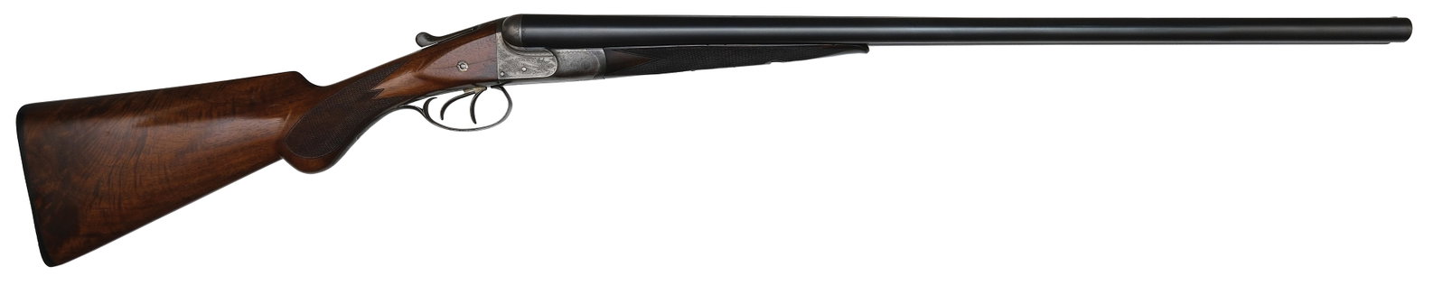 HEAVY PROOF W.W. GREENER FH25 GRADE 12 BORE SHOTGUN.: SN. 54710. Cal.12ga. Built with 28" steel brls that have matted concave top rib with white front bead. Rib engraved "W.W. GREENER, MAKER, 68 HAYMARKET LONDON, WORKS ST MARY'S SQUARE, BIRMINGHAM, ENGLA