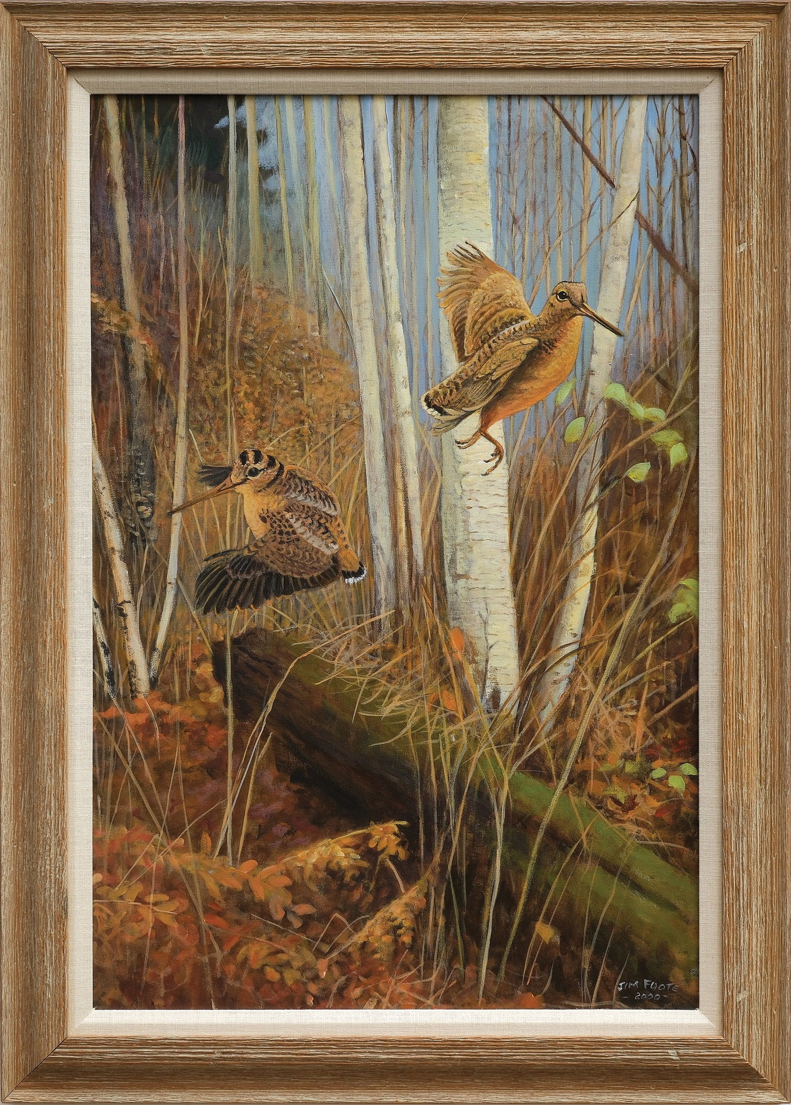 Jim Foote (1925-2004), oil on canvas.: Signed and dated lower right. Image measures 29.5" x 19.5", frame measures 36" x 25.5".