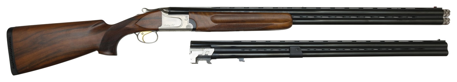 FRANCHI SPORTING SL 12 BORE AND 20 BORE SHOTGUN.: SN. 5214271. Cal. 12ga & 20ga. Proved in 1999 and built with 30" 12ga brls that have slightly raised matted ventilated top rib with brass mid and fluorescent front bead. Mid rib is ventilated and brl 