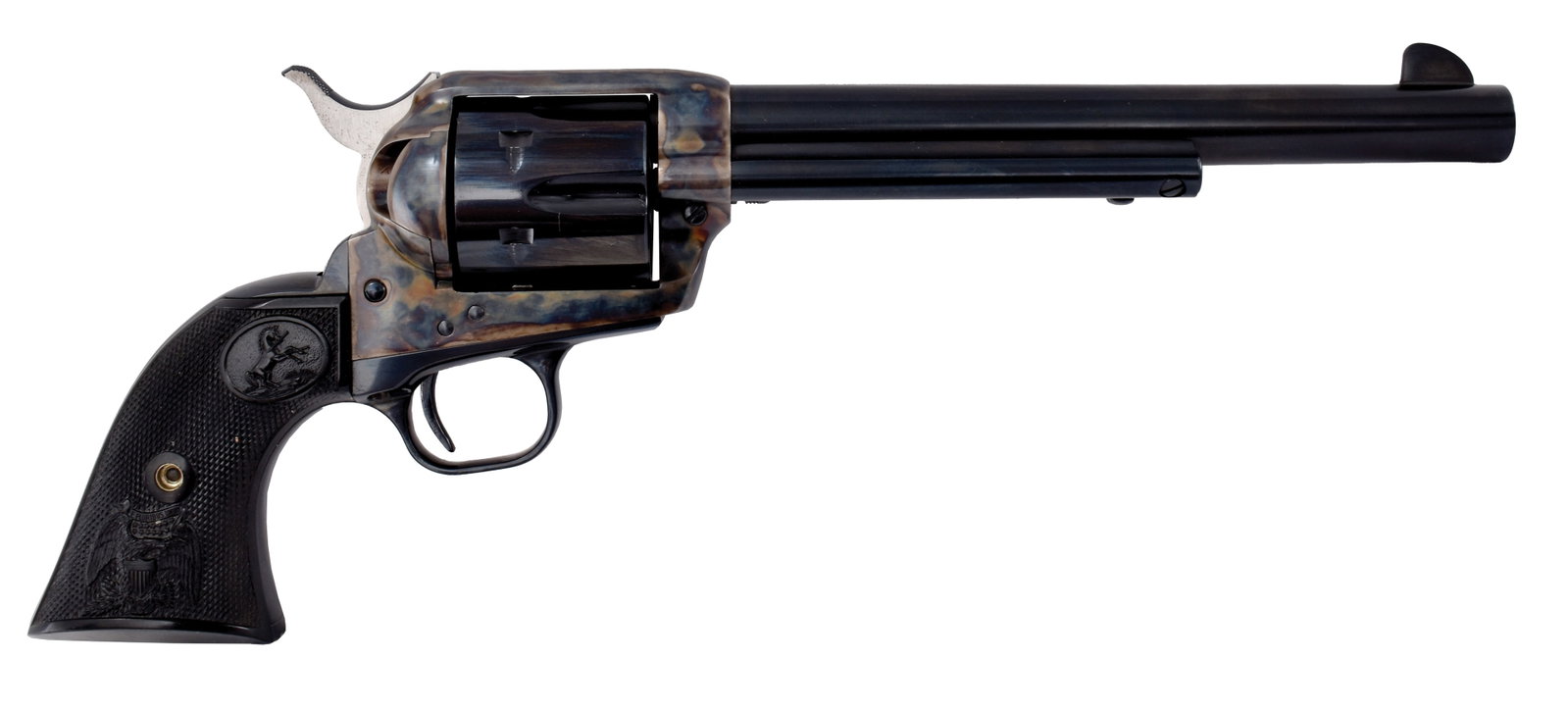 EXCELLENT COLT 3RD GENERATION SINGLE ACTION ARMY REVOLVER WITH ORIGINAL BOX. (1 of 3)