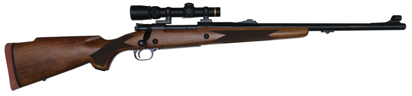 EXCELLENT WINCHESTER MODEL 70 CLASSIC SUPER EXPRESS RIFLE IN 458 WIN MAG CALIBER. (1 of 2)