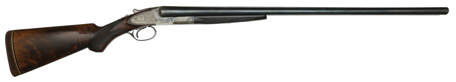 ROBUST L.C. SMITH SPECIALTY GRADE 12 BORE SHOTGUN.: SN. RE40718. Cal. 12ga. Built with 30" brls that have matted concave top rib with steel mid and brass front bead. Tops of brls are marked “L.C. SMITH SPECIALTY GRADE” a