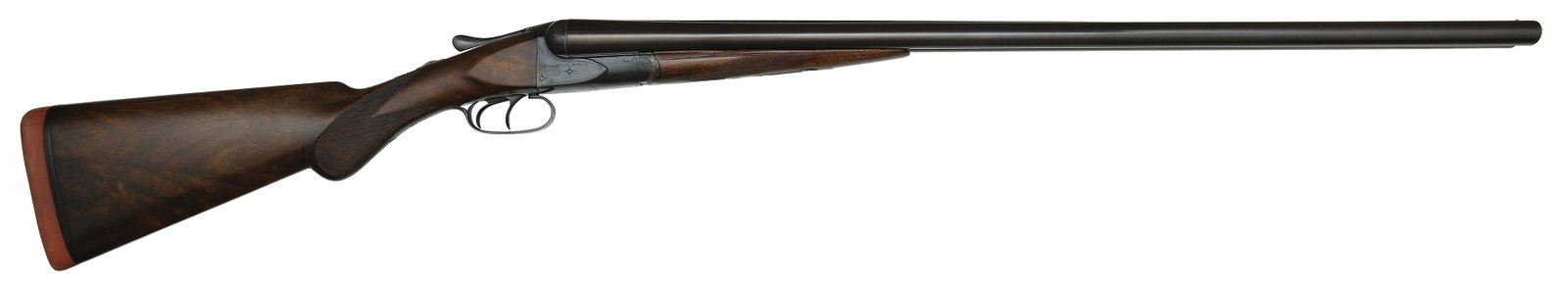 A.H. FOX A GRADE 12 BORE SHOTGUN.: SN. 15264. Cal. 12ga. Built with 30" Krupp steel brls that have matted concave top rib and twin steel beads. Walnut splinter forend is point pattern checkered with lightly engraved latch release 