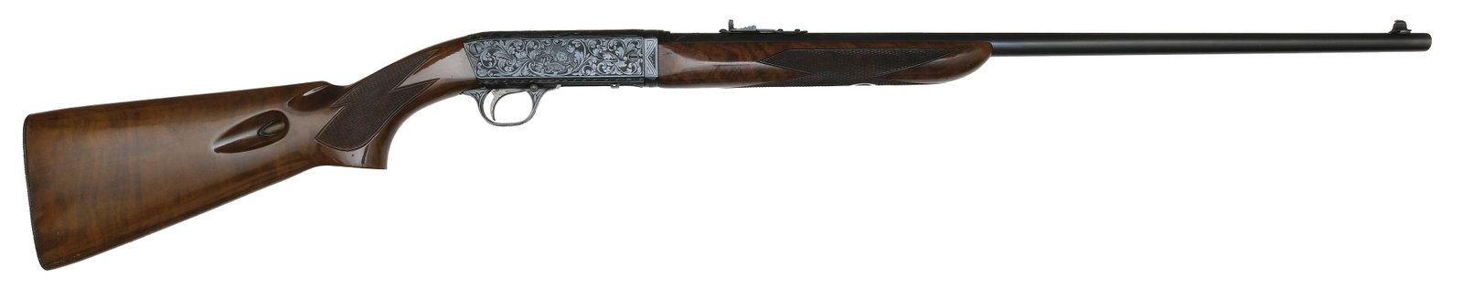 EXCEPTIONALLY RARE REMINGTON MODEL 241 F GRADE RIFLE IN .22LR CALIBER. (1 of 4)
