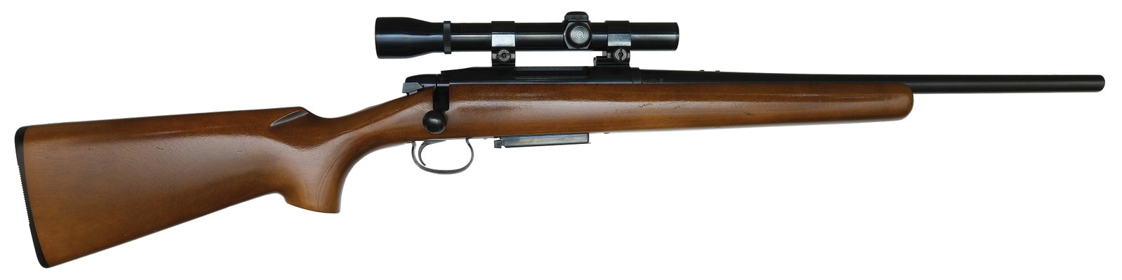CLEAN REMINGTON MODEL 788 IN .243 WINCHESTER WITH SCOPE. (1 of 2)