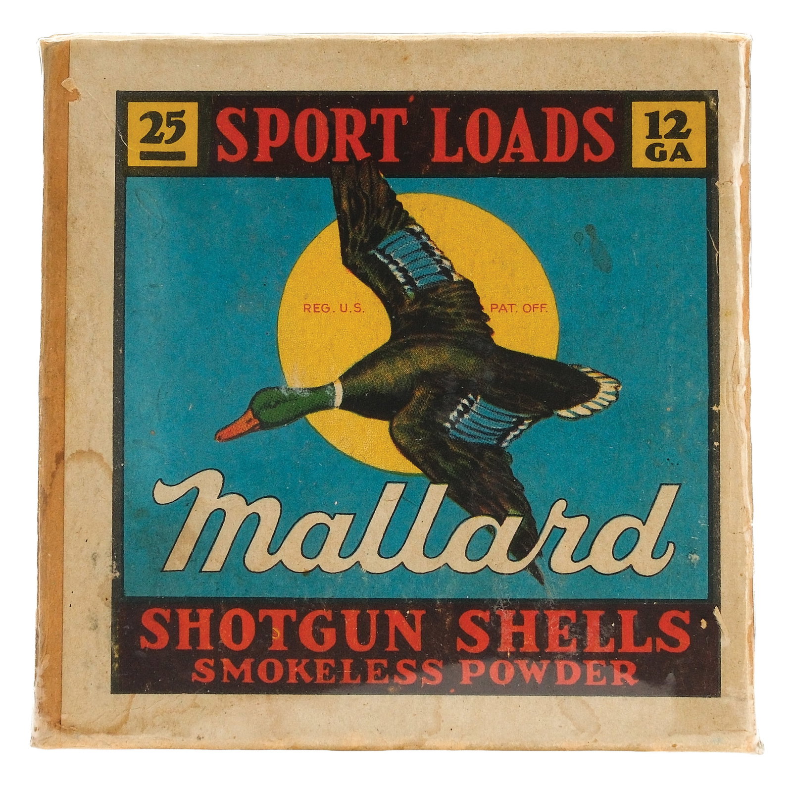 SEARS AND ROEBUCK MALLARD SHELL BOX. (1 of 2)