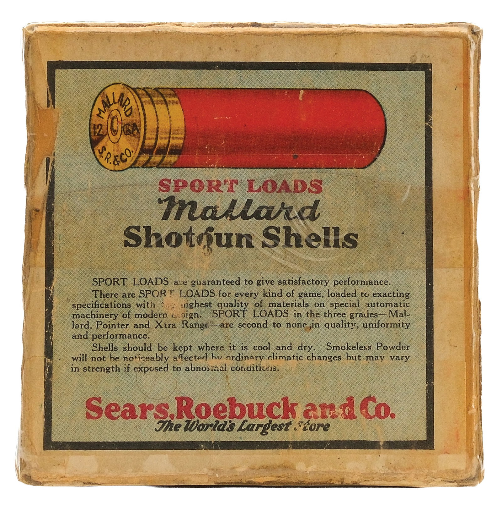 SEARS AND ROEBUCK MALLARD SHELL BOX. - 2