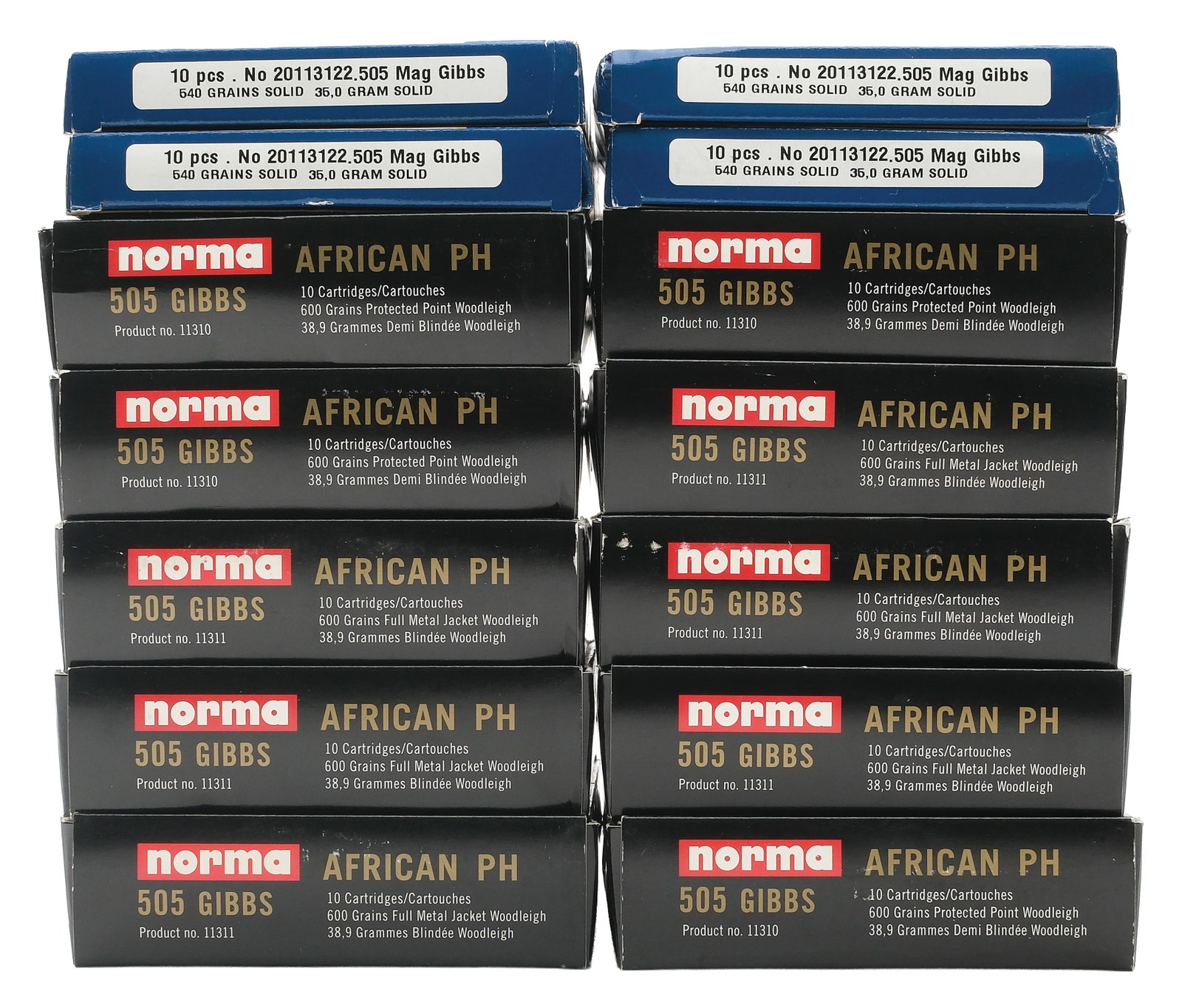 LOT OF 505 GIBS AMMUNITION. (1 of 1)