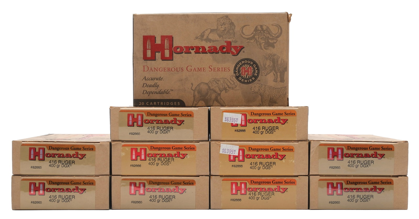 LOT OF 416 RUGER AMMUNITION. (1 of 1)