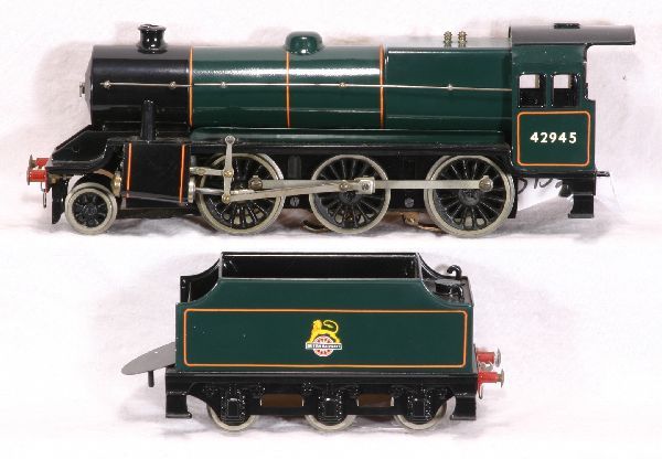 NETTE - BASSETTE-LOWKE 4-6-0 Loco: numbered 42945, O Ga. 3-Rail electric, Pro Restoration