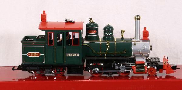 NETTE - LGB G Ga. 23252 2-4-4 Steam Loco: Columbus, w/sound, unrun, obs w/inserts C9