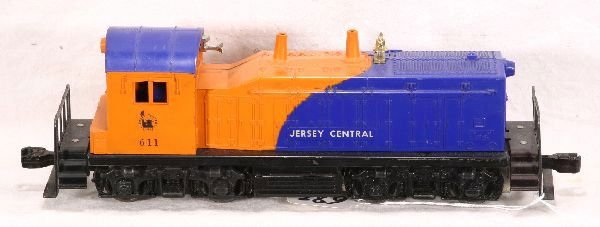 NETTE - LIONEL 611 JC NW-2 Diesel: 1/2" Hairline screw crack, clean w/nice graphics, o/w C7