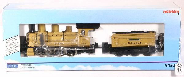 NETTE - MARKLIN Maxi 54523 K.Bay.Sts.B Loco: G Ga; 0-6-0 Loco & Tender, Plated Ludwig, w/Delta Module, Unrun, ob w/insert, C9