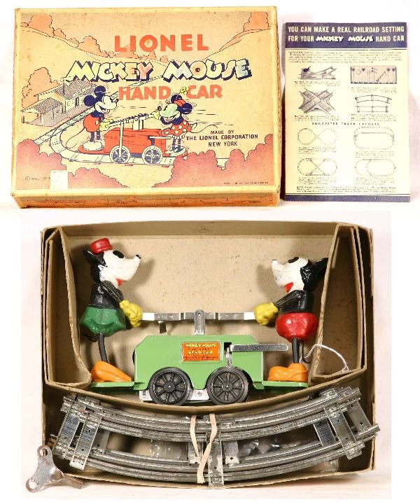 NETTE - Super Boxed LIONEL 1100 Mickey Handcar