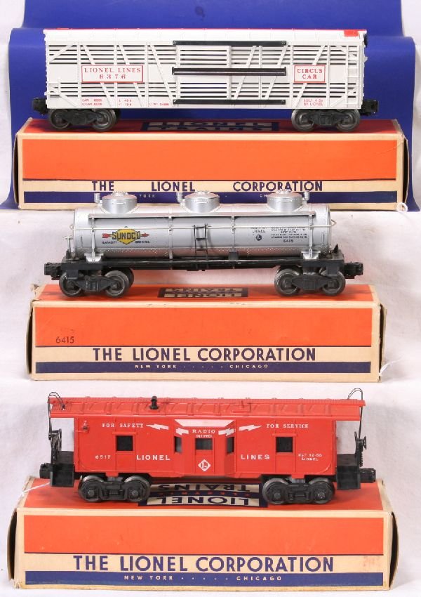 NETTE - 3 Boxed LIONEL Freight Cars - 2
