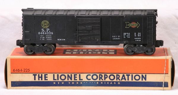 NETTE - LN Boxed LIONEL 6464-225 SP Boxcar: Nice matte patina, type IIa, ob C8+