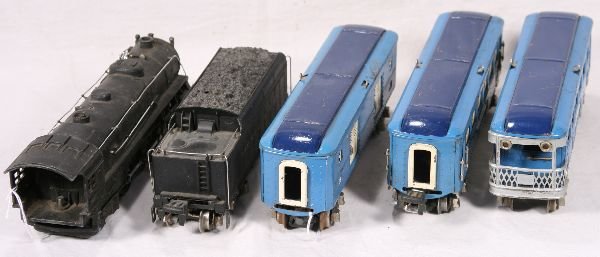 NETTE - LIONEL 226E Blue Comet Set - 4