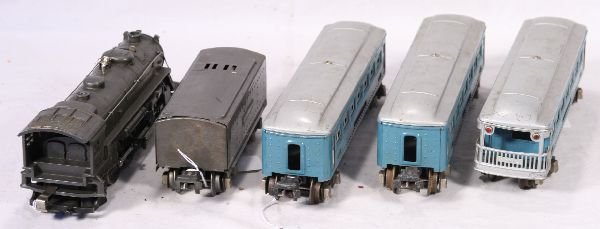 NETTE - 5 Pc. LIONEL 224E Passenger Set: - 4