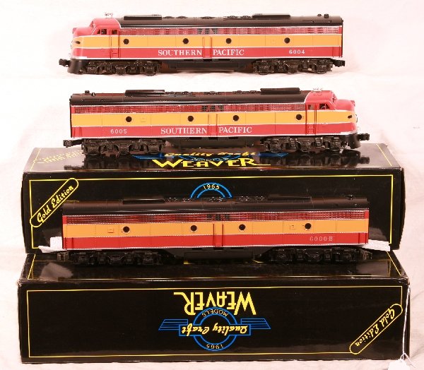 NETTE - WEAVER SP Daylight E-8 ABA Diesels:: 3-Rail O Ga, obs w/inserts, C9+