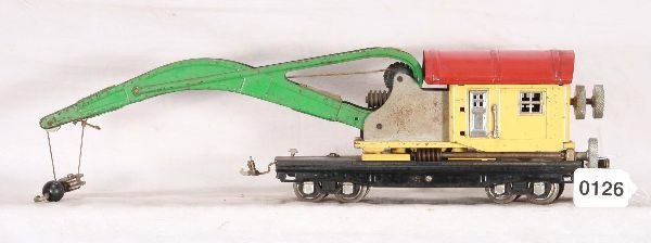 NETTE - LIONEL Late 810 Crane:: Gears intact & working, latch coupler, C6-