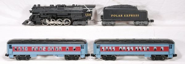 NETTE - LTI Polar Express Set:: 2-8-4 Steam loco w/PE Tender; 2 PE Heavyweight Coaches, couplers need fixing, o/w C7+