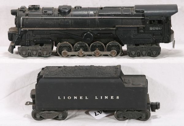 NETTE - LIONEL 2020 PRR Steam Turbine:: Clean, lettering a bit faded 1 side, C6+; 6466WX Tender, C8